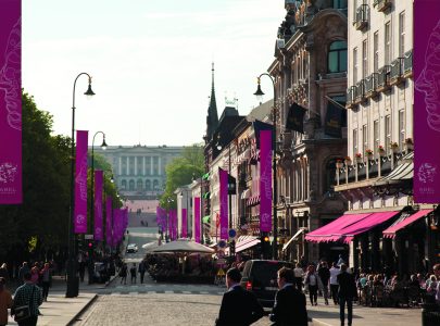 Oslo with Abel banners